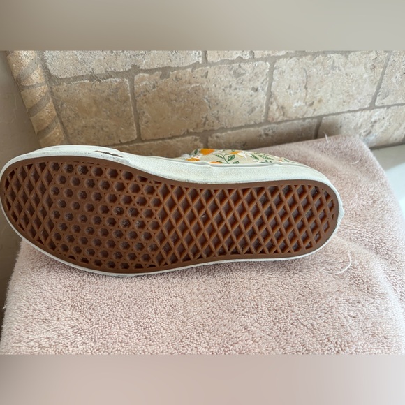 Vans Doheny Orange Blossom Floral Canvas Sneakers - Women’s Size 10 Lace Up - Picture 9 of 9